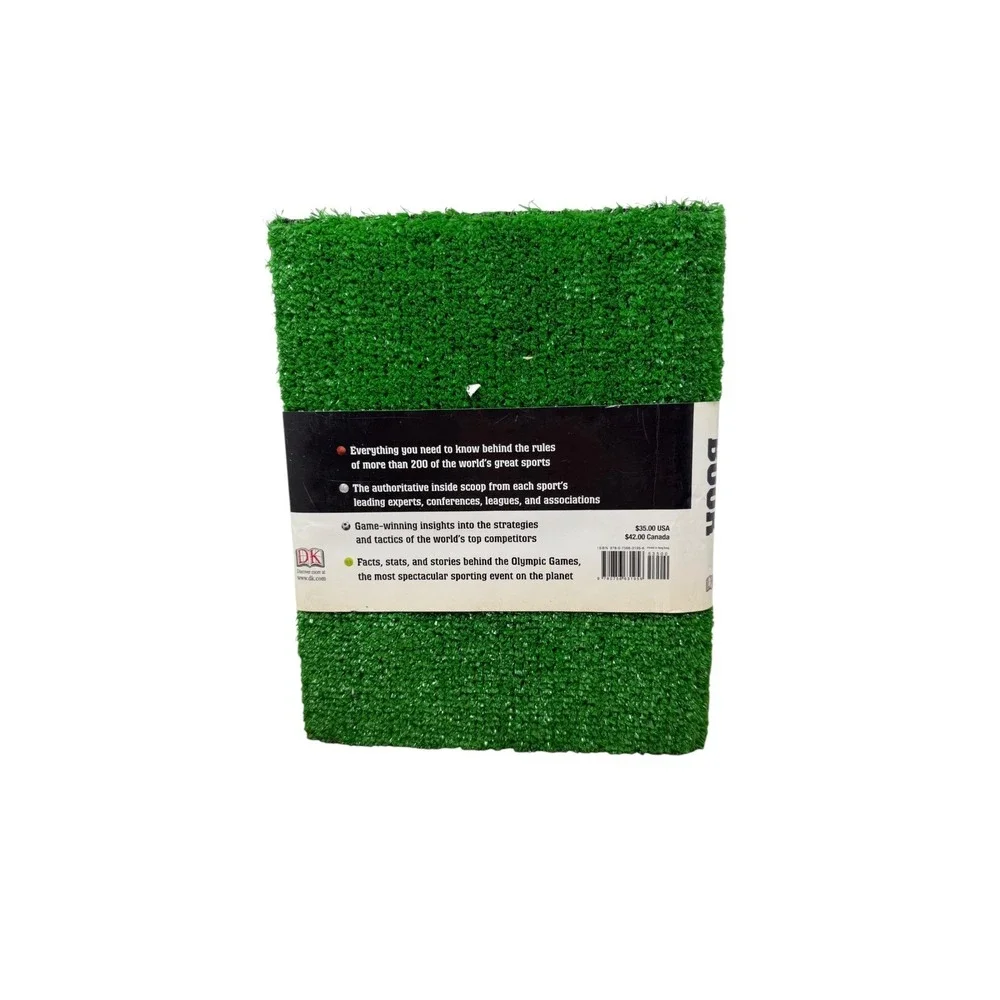 DK Publishing The Sports Book Hardcover Green Astroturf Cover Illustrated Guide